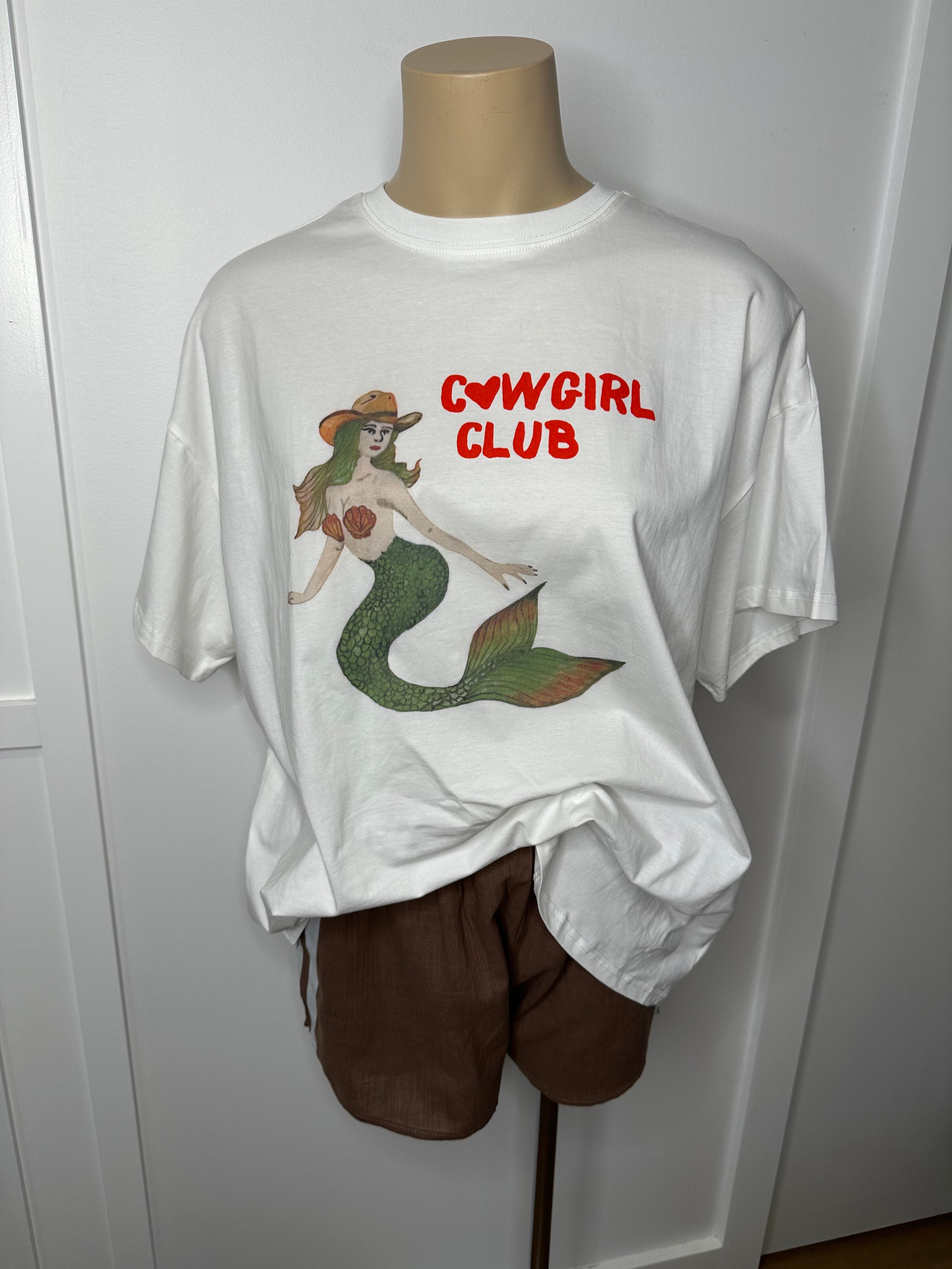 Cowgirl Club T Shirt Set