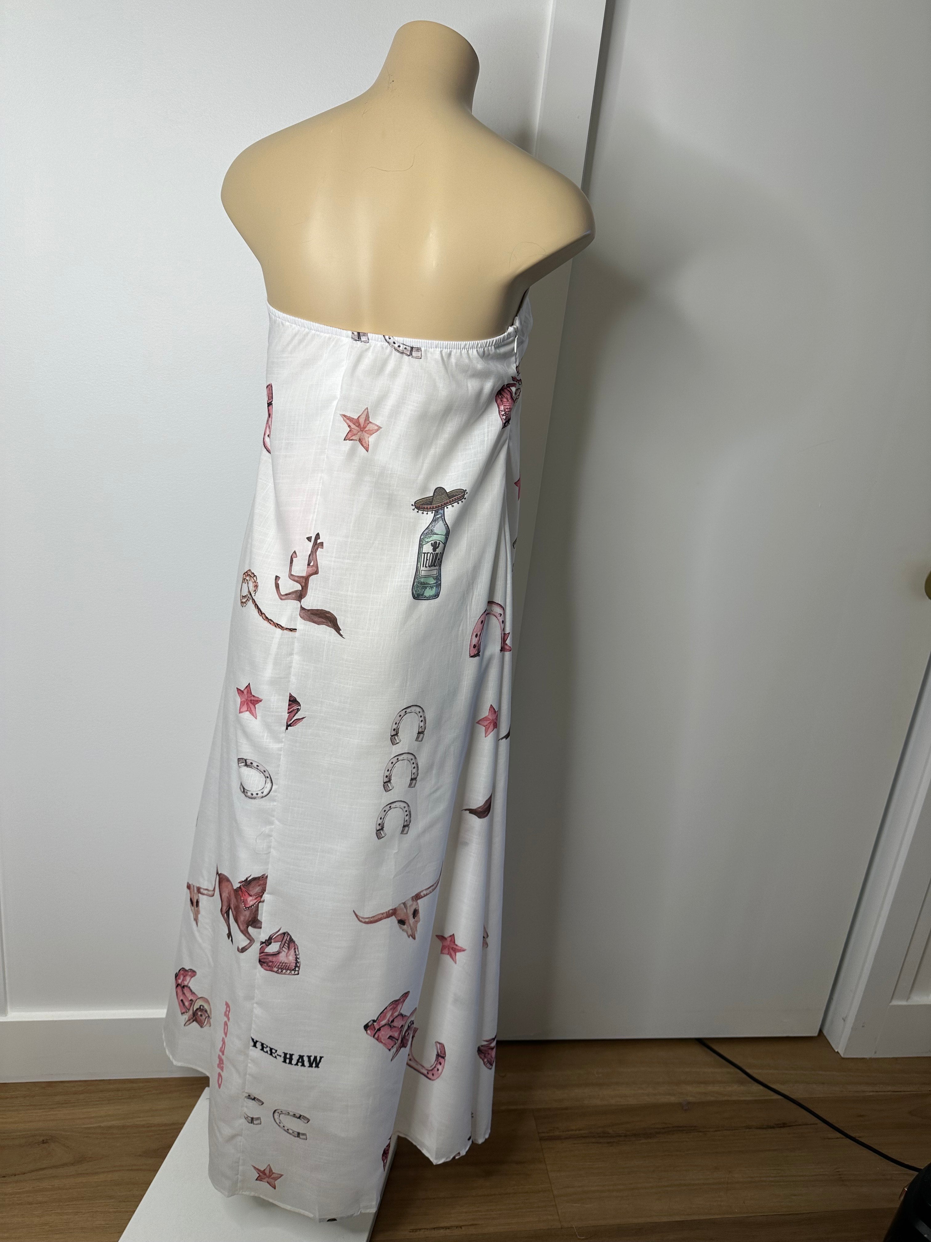 White Cowgirl Maxi