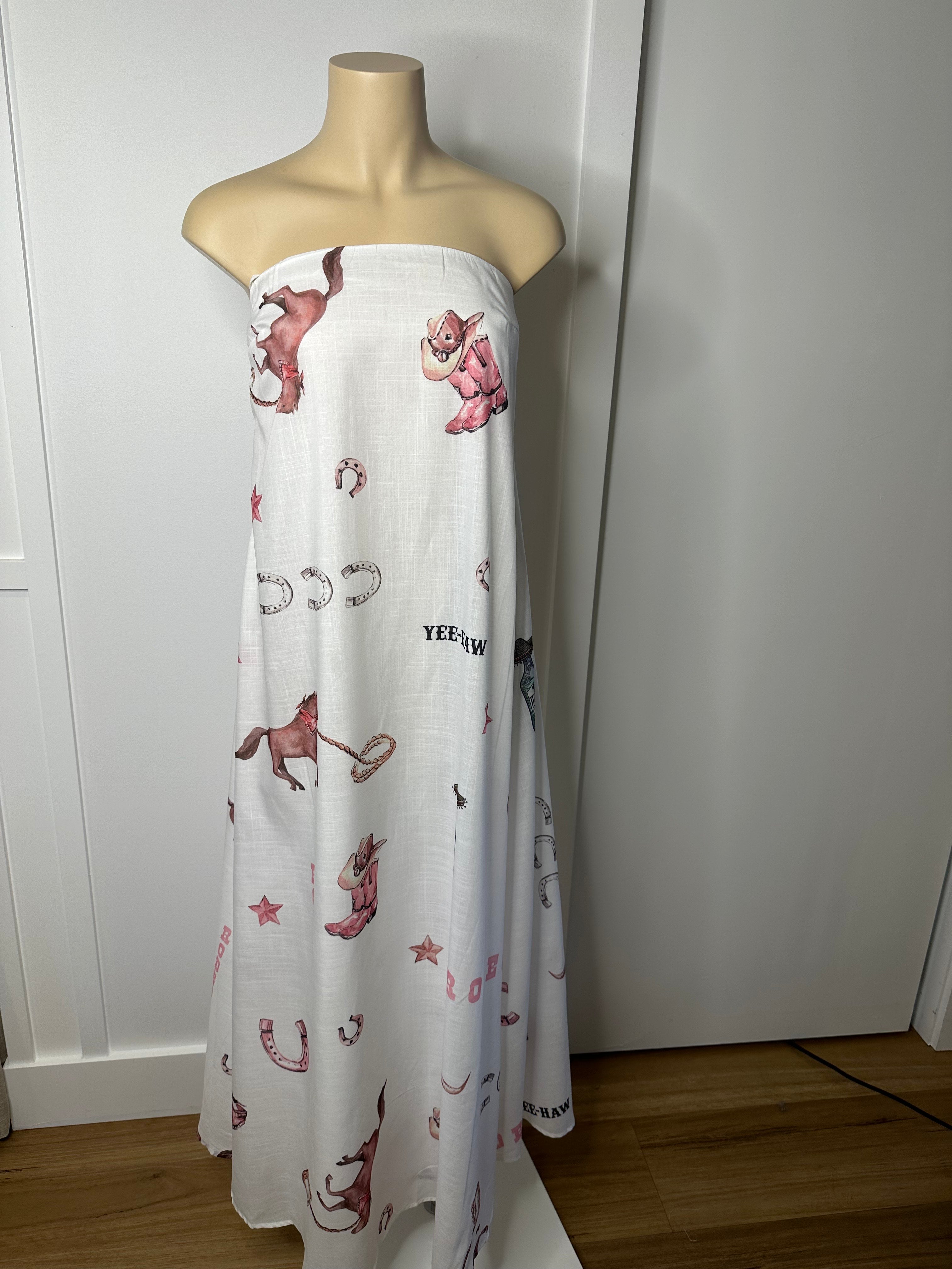 White Cowgirl Maxi