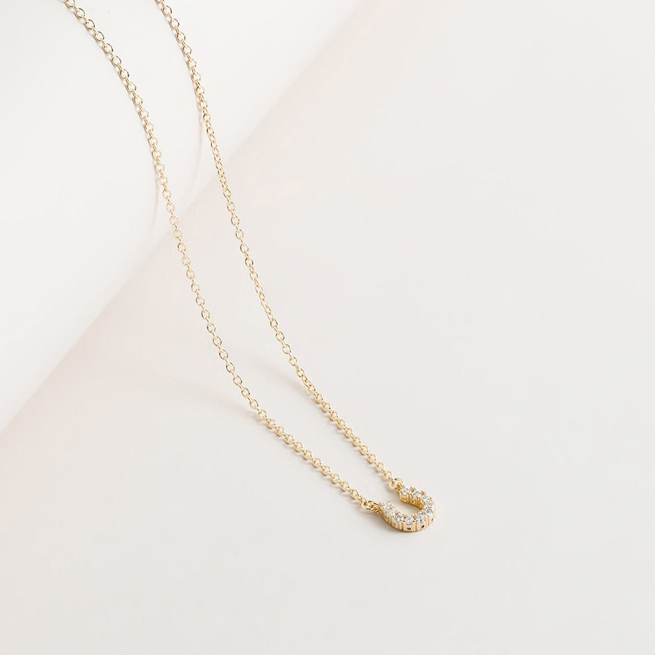 Horseshoe Pendant Necklace