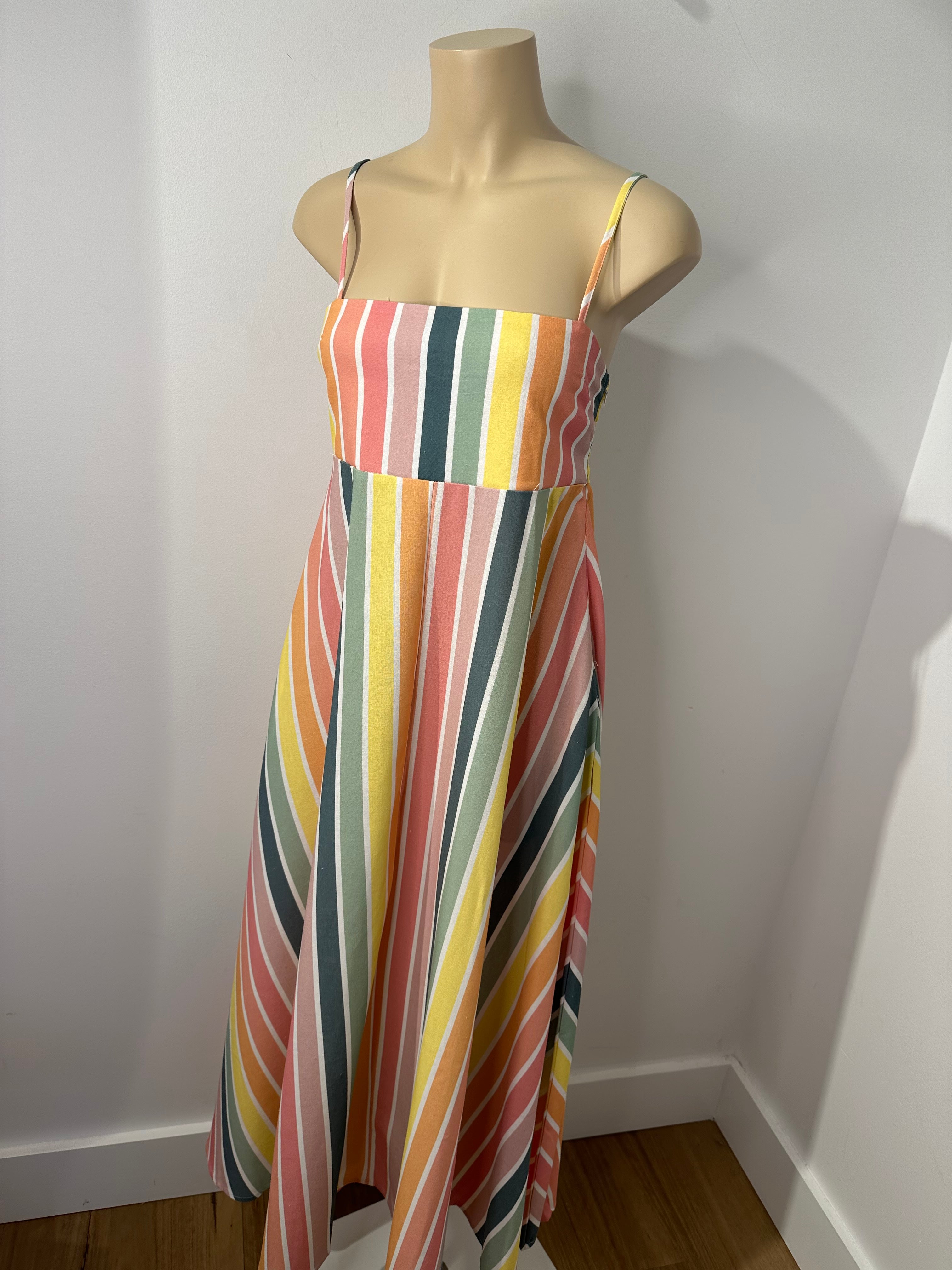 Lara Dress- Candy Stripe