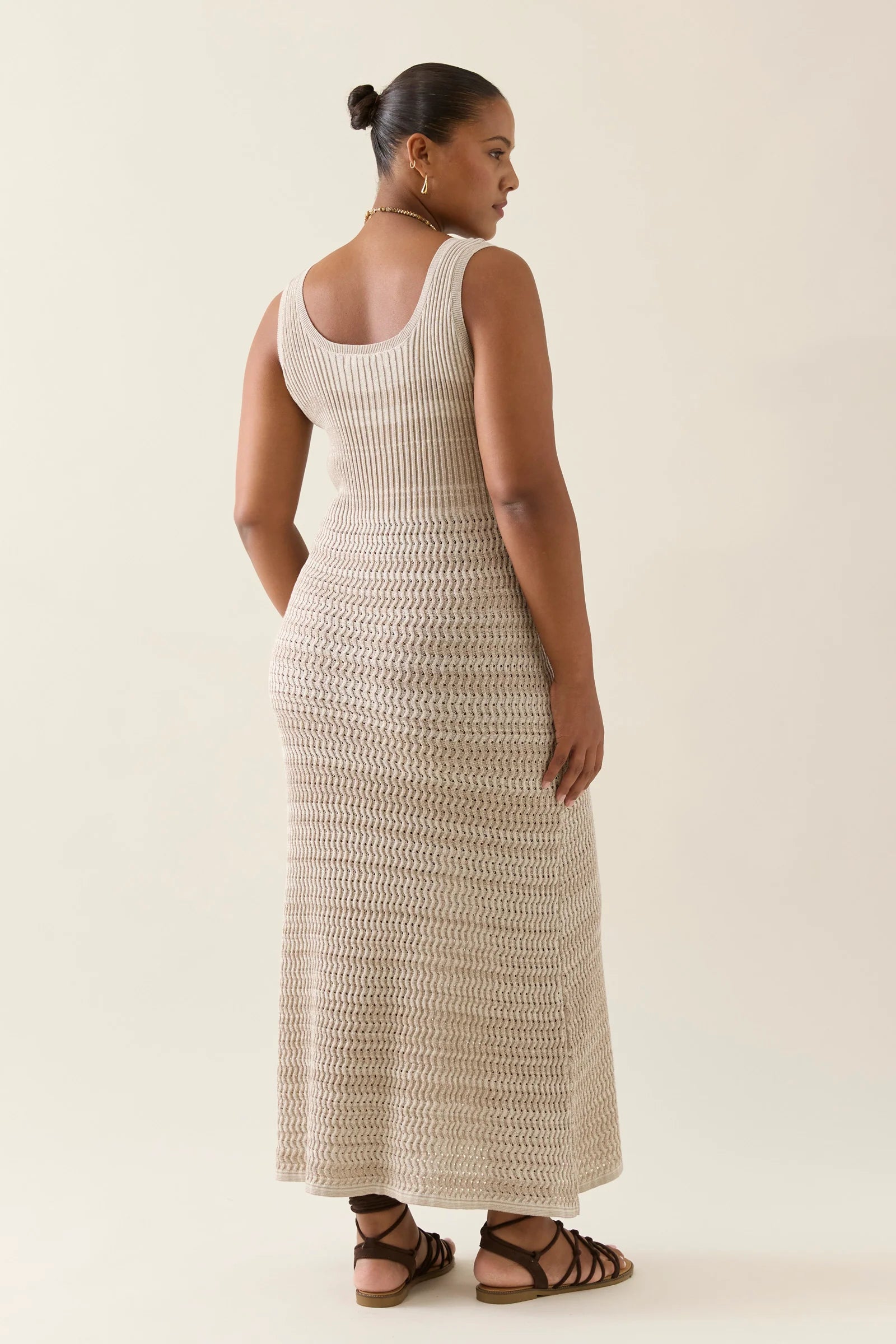 Ida Knit Dress- Canvas