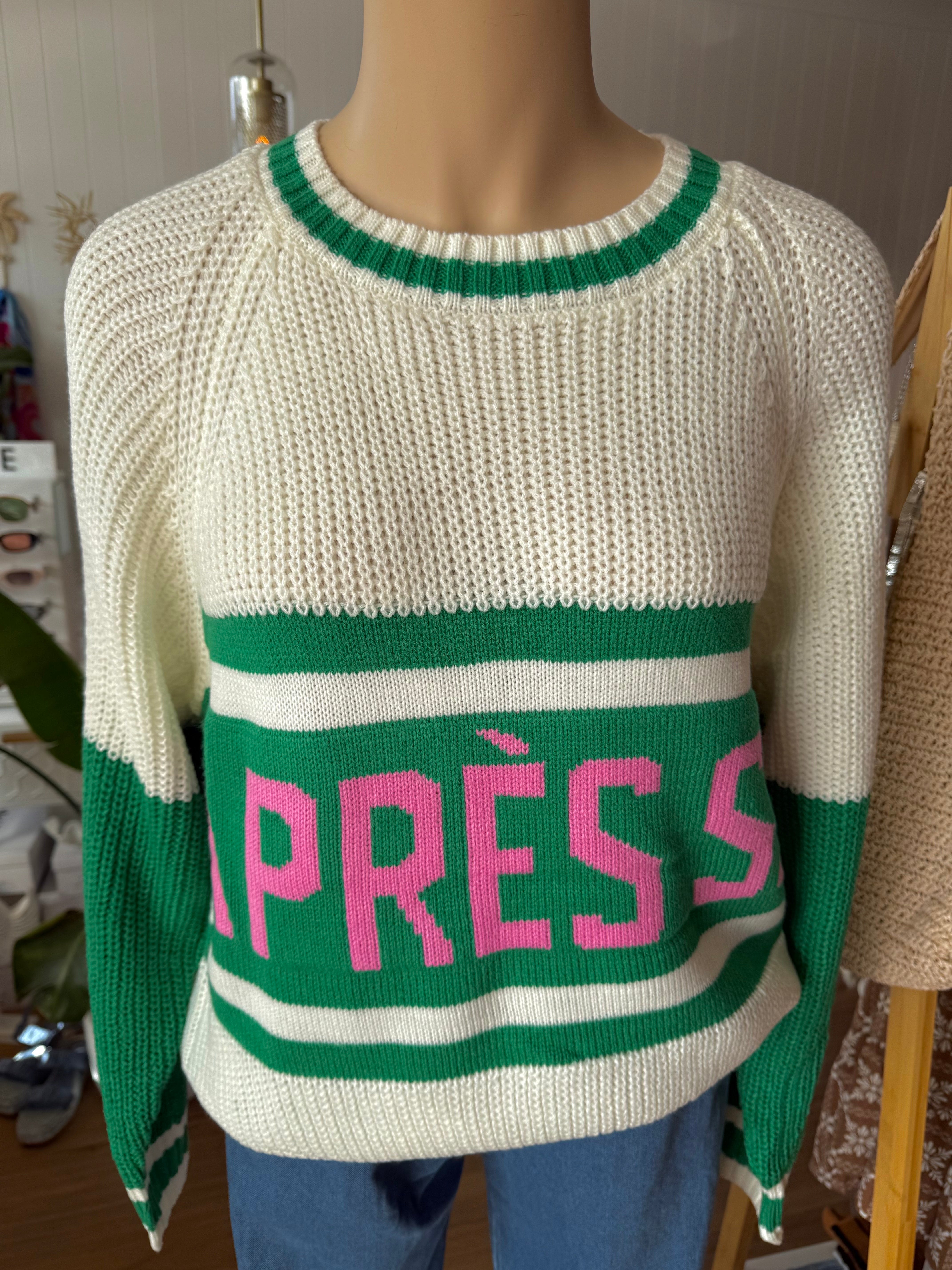 Green Apres Ski Jumper