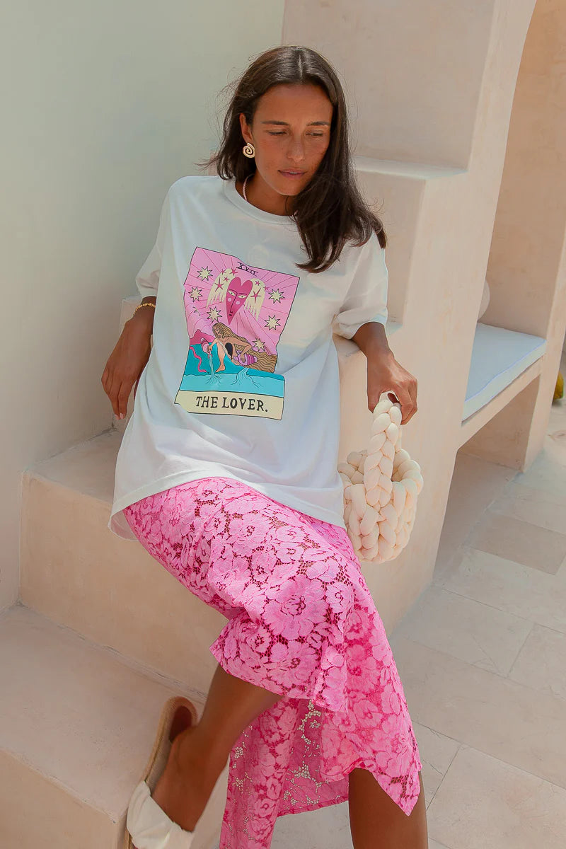 Lacey Pink Skirt